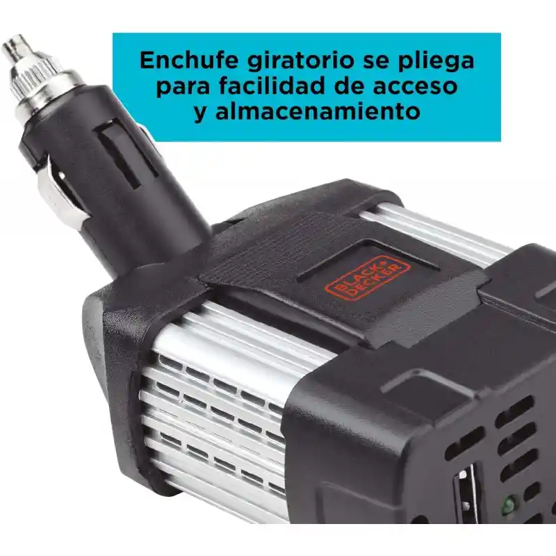 Convertidor De Corriente Carro Black Decker Pi100ab-b3