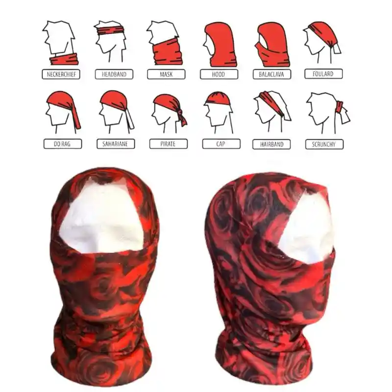 Bandana Cuello Para Ciclismo Moto Balaclava Pañoleta Para El Frio Deportiva, Cuello Para Moto