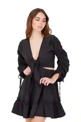 Vestido Corto Euhoric Soul Negro M Mercedes Campuzano