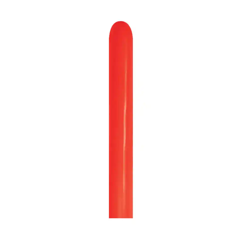 Globos Rojo Fashion Tubito 160 X 50 Unidades Sempertex