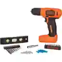 Kit Taladro De Rotacion 8v 43 Pzs Black Decker Bdcd8hdpk