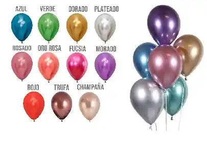 Globos R12 Reflex X50 Und Colores Surtidos