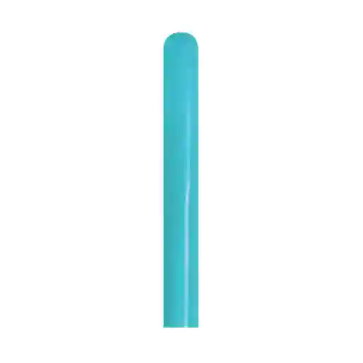 Globos Azul Caribe Fashion Tubito 160 X 50 Unidades Sempertex