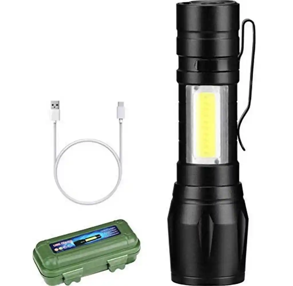 Linterna Recargable Led Portable Mini Potencia 500 Lumens