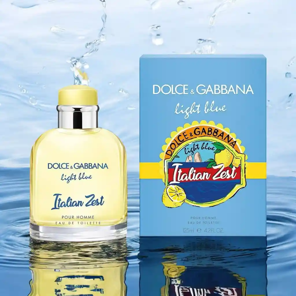 Perfume Light Blue Italian Zest De Dolce Gabbana Para Hombre X 100 Ml Aaa