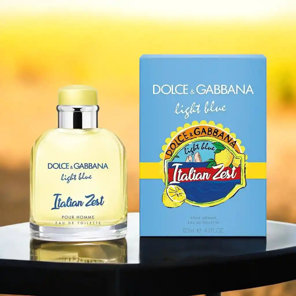 Perfume Light Blue Italian Zest De Dolce Gabbana Para Hombre X 100 Ml Aaa