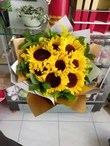 Bouquet 8 Girasoles