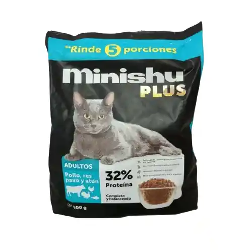 Minishu Plus 500gr Gato Adulto