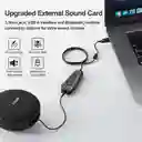 Tarjeta De Sonido Usb Gamer 7.1 Inwa Control De Volumen Mute