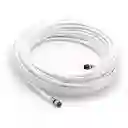 Cable Coaxial Blanco Para Tv X 2 Metros