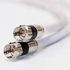 Cable Coaxial Blanco Para Tv X 10 Metros