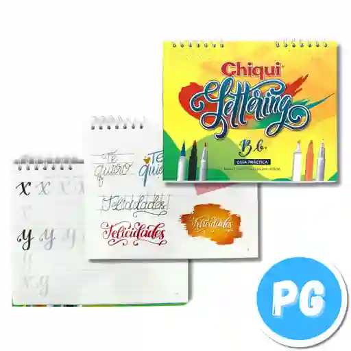 Libro Aprender Lettering Artisan Pasta Dura 50 Hojas Guia Practica