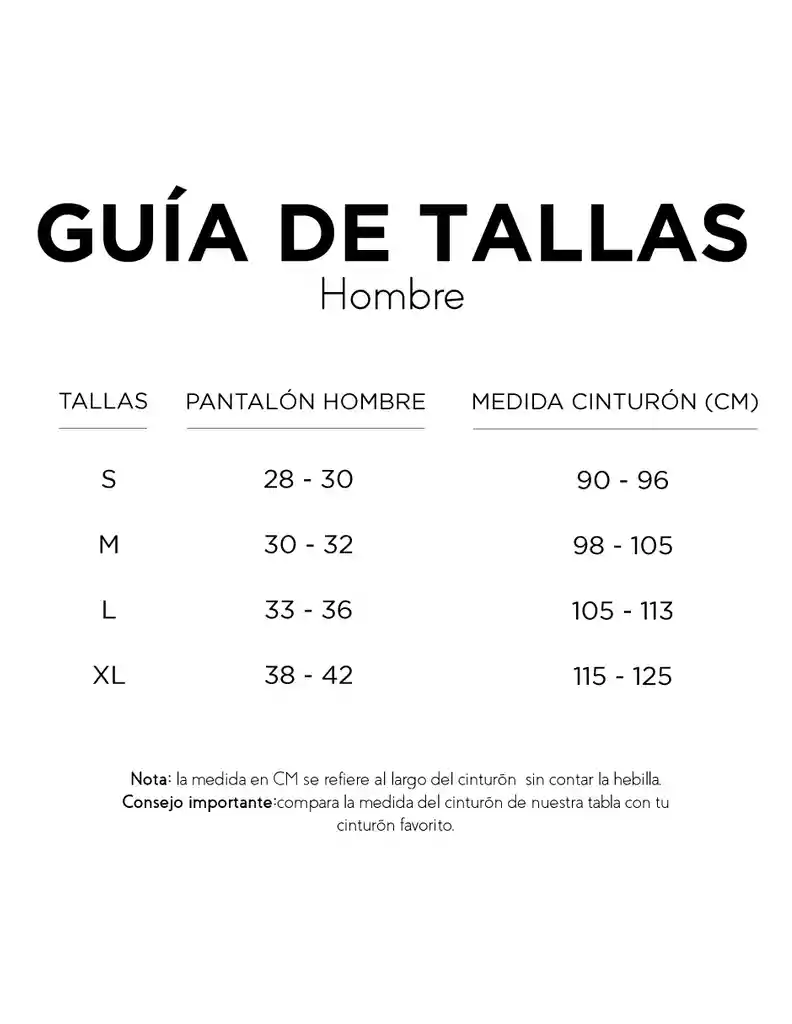 Cinturón Trenzado Lazo Lz75 L