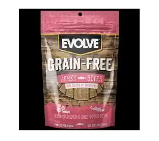 Evolve Dog Snack Grf Jerky Salmon 340gr