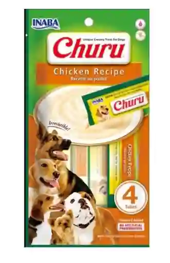 Snack Churu Dog Pollo X4 Unds 14gr