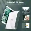 Forro Smart Case Protector Cristal Transparente Para Ipad 12.9 2020/2021/2022 -verde