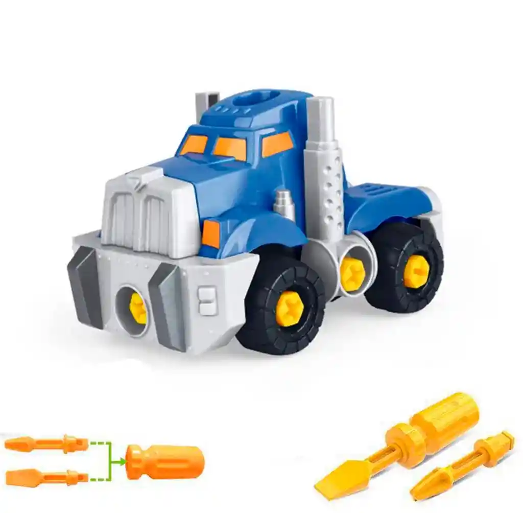 Tractomula Camion Mula Carro Figura Armable Juguete Niños