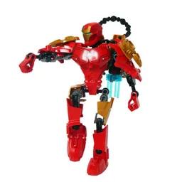 Figura De Acción Avengers Iron Man Armable Juguete Colección