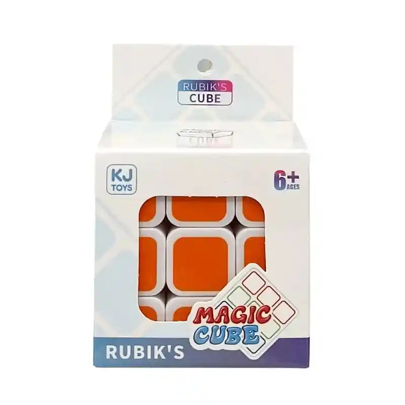 Magic Cube Cubo Rubik 3 X 3 Borde Magico Blanco