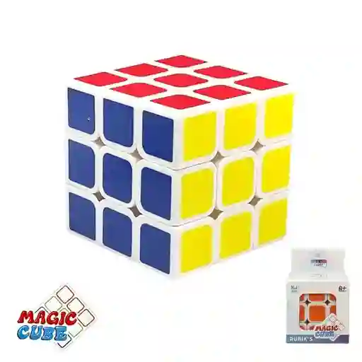 Magic Cube Cubo Rubik 3 X 3 Borde Magico Blanco