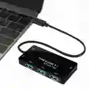 Hub Usb Tipo C 3.1 A 4 Puertos Usb 3.0 5 Gbps