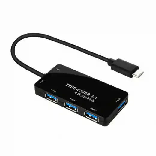 Hub Usb Tipo C 3.1 A 4 Puertos Usb 3.0 5 Gbps