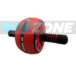 Rueda Para Abdominales Ab Roller Muscle Fitnes, Facíl Armado/ Rojo