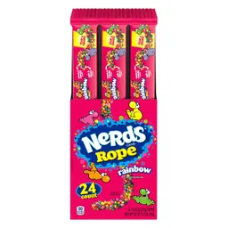 Nerds Rope Rainbow 26g X24unidades