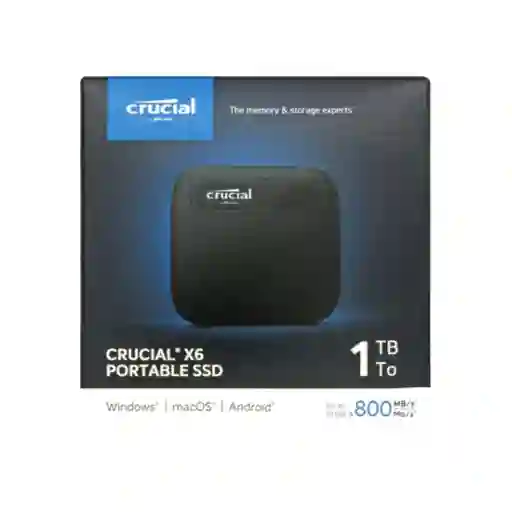 Dd Ssd Externo 1tb Crucial X6