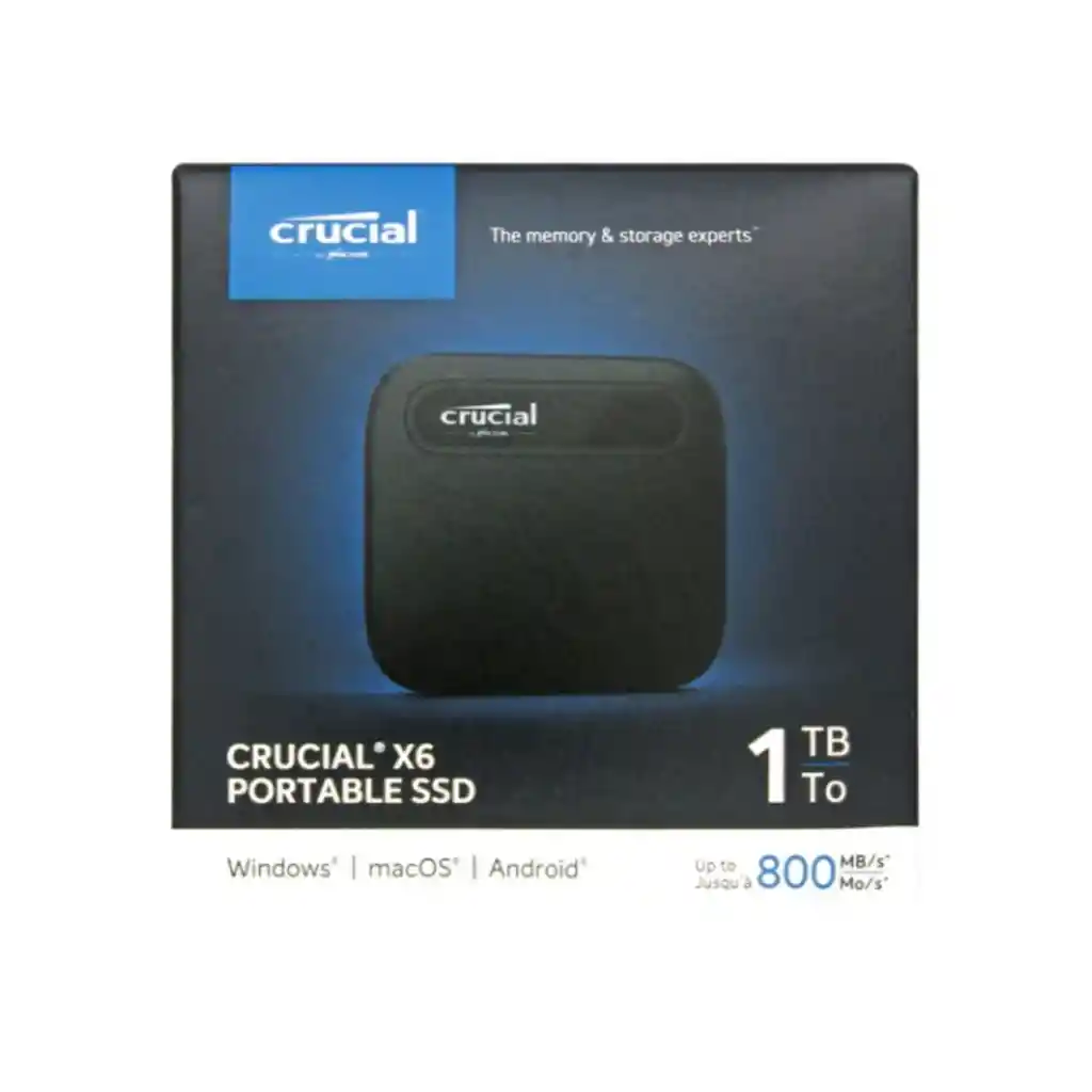 Dd Ssd Externo 1tb Crucial X6