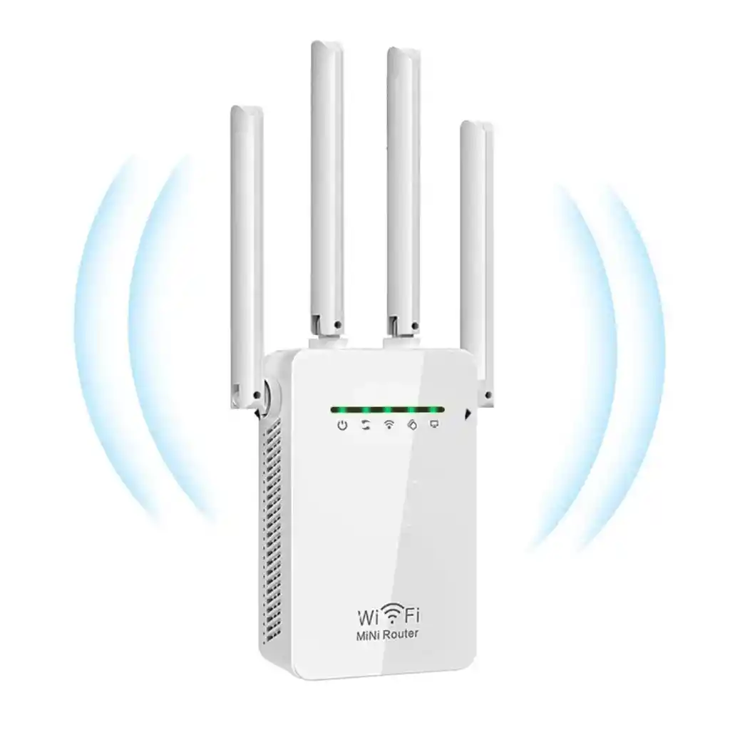 Repetidor Wifi De 4 Antenas Modo Wps Y Ap | Gran Cobertura