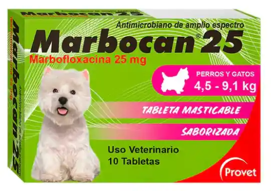 Marbocan 25 (marbofloxacina 25mg)