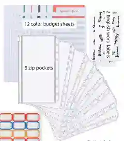 Organizador Financiero Marmolizado Gris