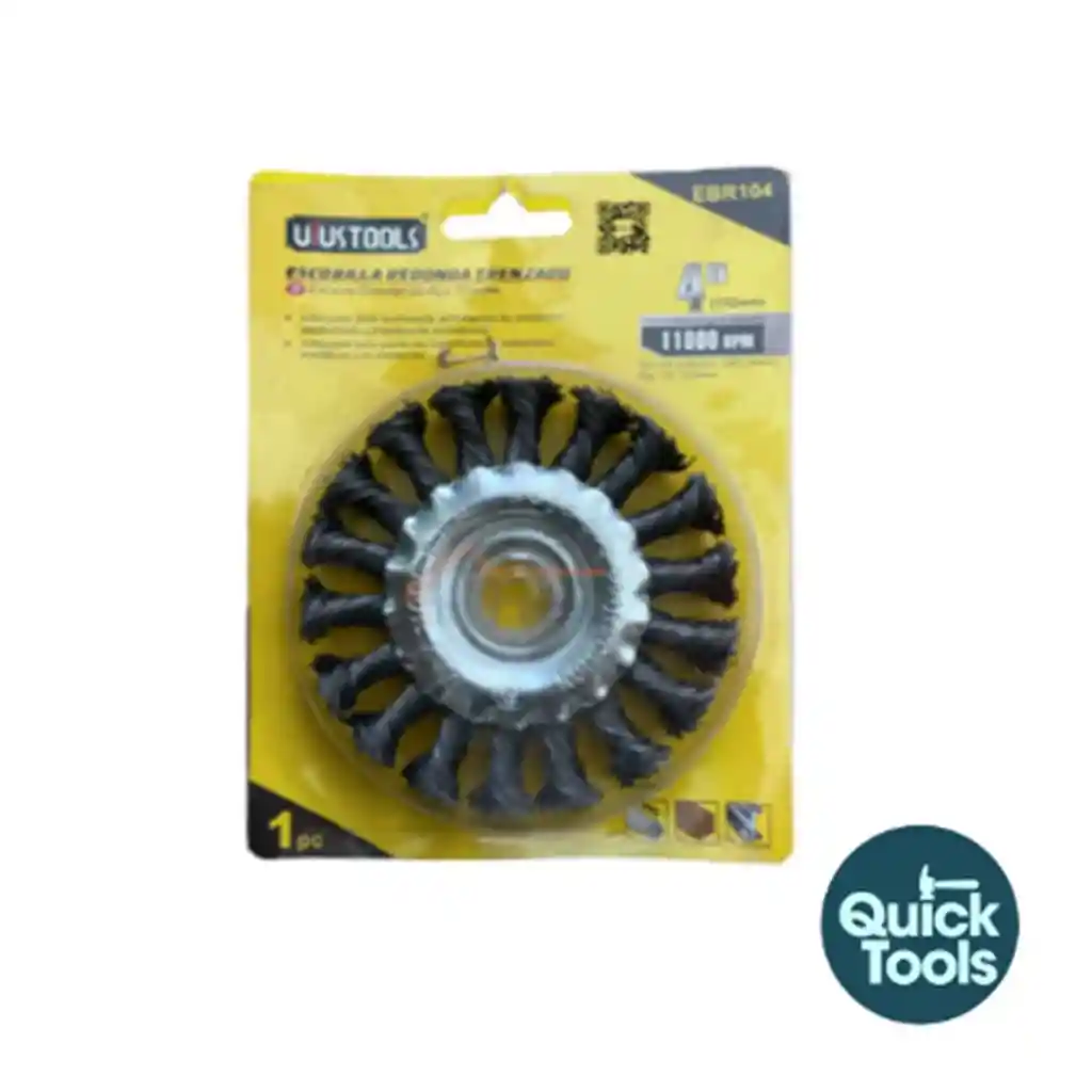 Disco Grata Trenzado 4" Uyustools Ebr104 Ebr04t