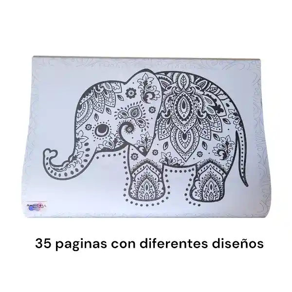 Cartillas Para Colorear Pintar Mandalas Set X 2 Und Grande