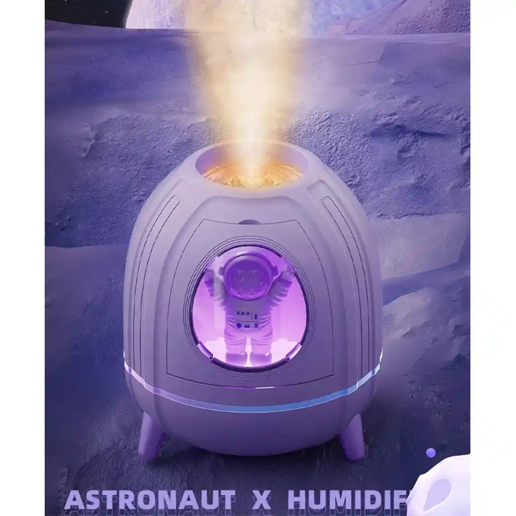 Difusor Aromas Humidificador Vaporizador Astronauta Luces