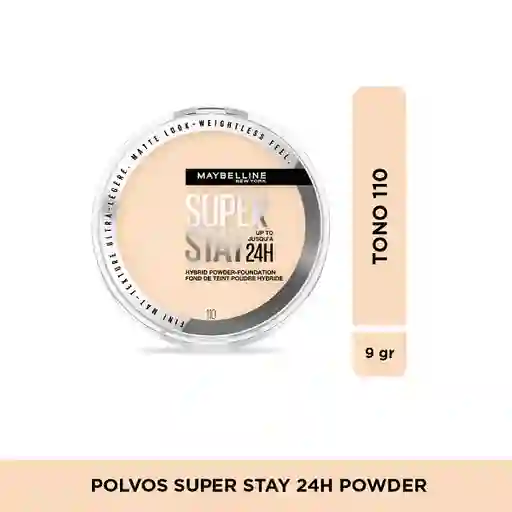 Polvo Maybelline Super Stay 24hr Powder 110