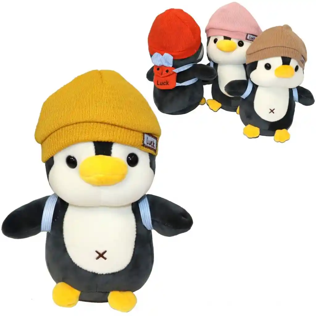 Peluche De Pingüino Kawaii De 23 Cm Para Decoración