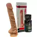 Dildo Consolador Realistico Lances Cock 23cm + Dilatador Anal Ppp Fermin