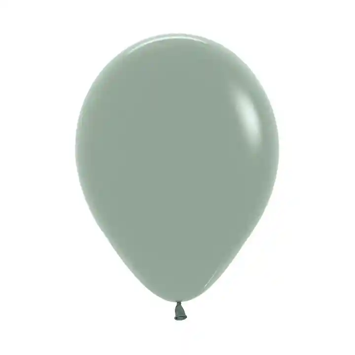 Globos Pastel Dusk Verde Laurel R9 X 50 Unidades Sempertex