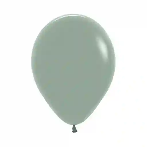 Globos Pastel Dusk Verde Laurel R12 X 50 Unidades Sempertex