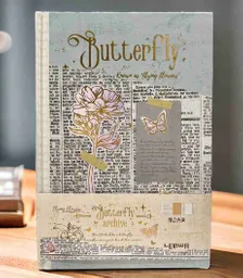 Agenda Butterfly Vingtage Floral Ref2