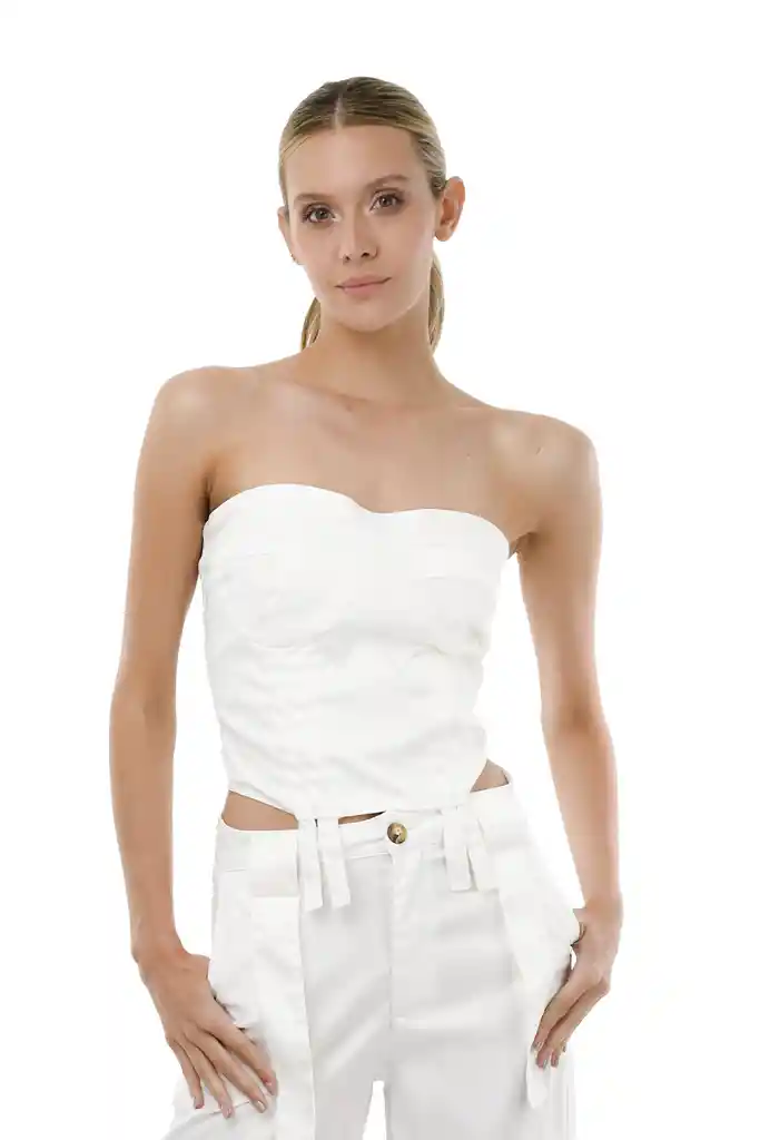 Top Sossana Marfil Xs Mercedes Campuzano