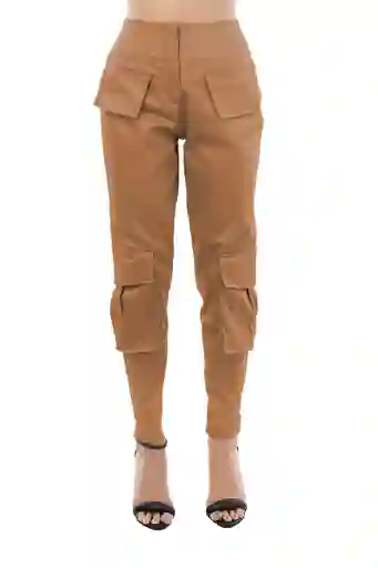 Pantalon Gazelle Taupe L Mercedes Campuzano