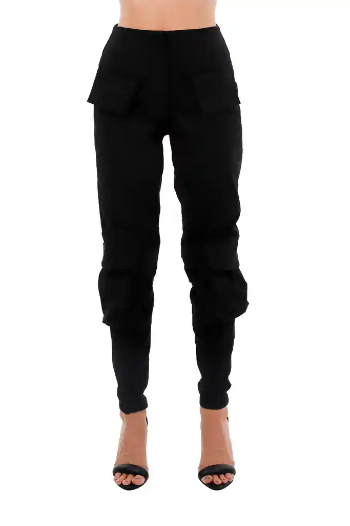 Pantalon Gazelle Negro Xs Mercedes Campuzano