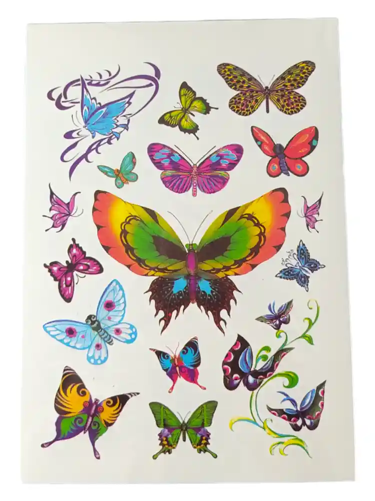 Tatuajes Temporales Juguetes Niñas Tattoos Disfraz Jugueteria