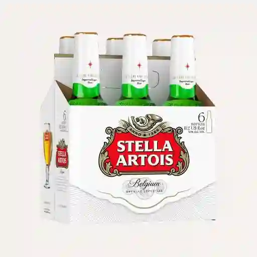 Cerveza Stella Artois- Six Pack