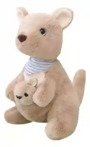 Peluche De Canguro Con La Cría, Mama Canguro Con Su Cría, Peluches De Animales Para Regalo