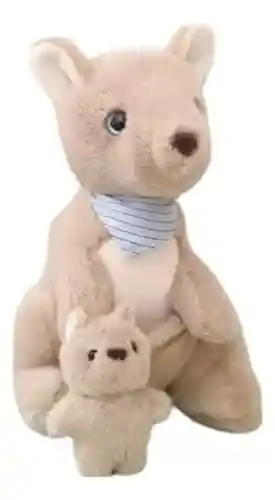 Peluche De Canguro Con La Cría, Mama Canguro Con Su Cría, Peluches De Animales Para Regalo