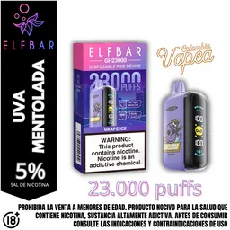 Vape Elfbar Grape Ice 23000 Puffs 5%